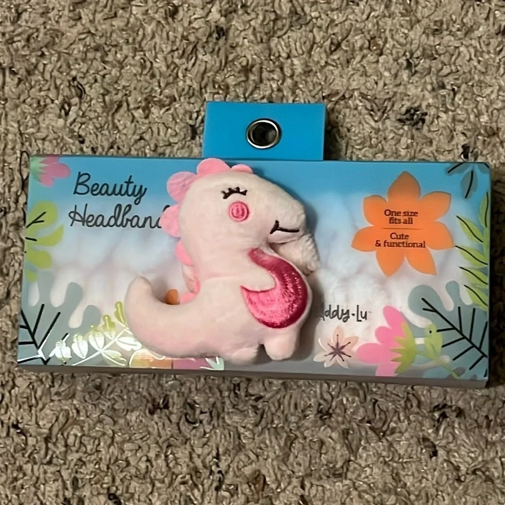 Beauty Headband SPA BEAUTY Headband with Dinosaur -Addy-Lu